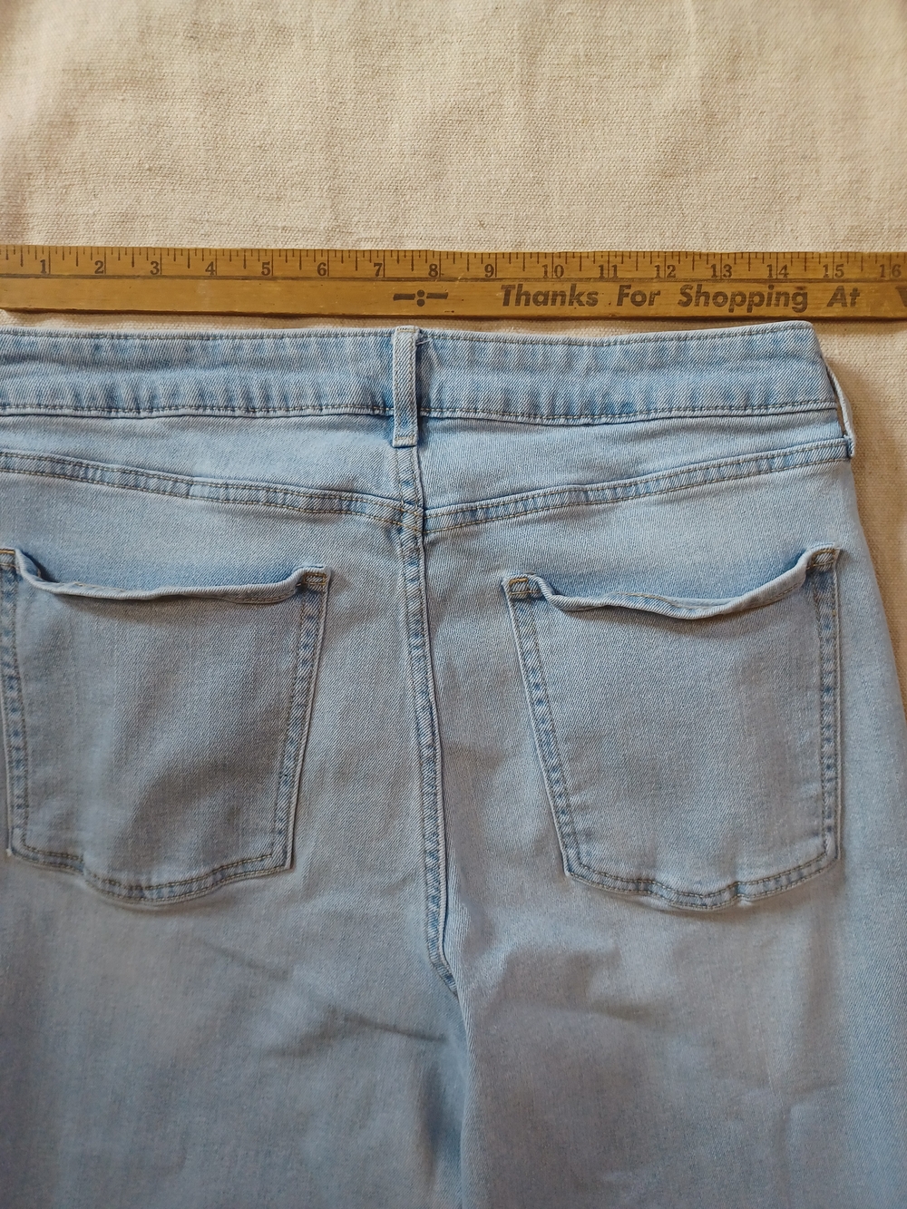 Old Navy High-Rise Wow Wide Leg Jeans Women's Size 12 - Picture 6 of 10